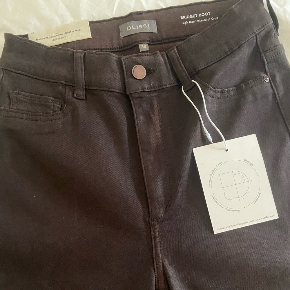 DL 1961 Bridget High Rise Bootcut in Chestnut